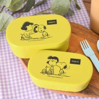 REAL STYLE/リアルスタイル REAL STYLE フードコンテナ 弁当箱 スヌーピー SNOOPY ピーナッツ PEANUTS 2個セット おしゃれ 女子 男性 お弁当 タ/506887049