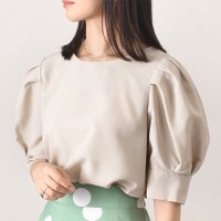 REAL STYLE/リアルスタイル REAL STYLE ブラウス レディース 半袖 オフィス フォーマル 可愛い 夏 薄手 トップス パワショル 軽量 おしゃれ 無地 きれいめ /506887075