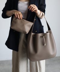 GUSCIO/グッシオ GUSCIO ワンショルダートートバッグ ノットリボン ポーチ付き/506887226