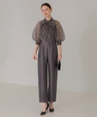 Leja/レジャ Leja ドット柄スパンコールパフスリーブボレロオールインワンドレス美脚効果結婚式 パーティードレス 成人式 20代 30代 40代/506887514