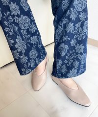lus./ラスドット lus. Vカットフラットパンプス/506887523
