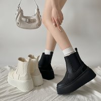 Shoes in Closet/シューズインクローゼット Shoes in Closet －シュークロ－ 厚底 プラットフォーム 素材MIX スニーカーライク サイドゴア ブーツ 2444/506887564