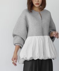ELFRANK/エルフランク ELFRANK ドッキングバルーンペプラムブルゾン/506887608