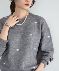 ELFRANK/エルフランク ELFRANK ハート柄刺繍ニットプルオーバー/506887621