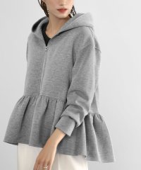 ELFRANK/エルフランク ELFRANK ペプラムジップアップパーカー【洗える】/506887633