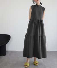ELFRANK/エルフランク ELFRANK ハイネックニットティアードロングワンピース/506887644