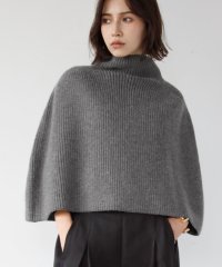 ELFRANK/エルフランク ELFRANK ハイネックショート丈ニットポンチョ/506887646