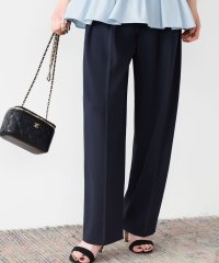 ELFRANK/エルフランク ELFRANK ハイウエストタックストレートパンツ【洗える】/506887648