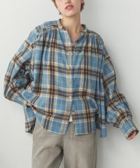 Noia/ノイア Noia ネルチェックギャザーシャツ/506887755