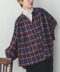Noia/ノイア Noia ネルチェックギャザーシャツ/506887755