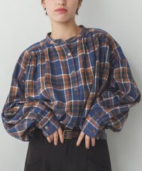 Noia/ノイア Noia ネルチェックギャザーシャツ/506887755