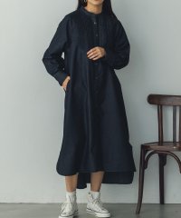 Noia/ノイア Noia ピンタックデニムワンピース/506887760