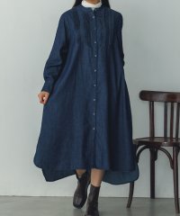 Noia/ノイア Noia ピンタックデニムワンピース/506887760