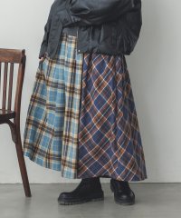 Noia/ノイア Noia ネルチェックギャザースカート/506887764