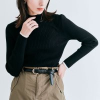 KiraKiraShop/キラキラショップ KiraKiraShop トップス《袖配色リブパイピングハイネックプルオーバー全5色 2サイズ》 ［jht0010］/506888579