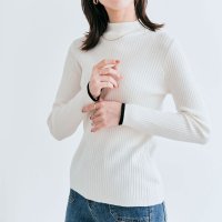 KiraKiraShop/キラキラショップ KiraKiraShop トップス《袖配色リブパイピングハイネックプルオーバー全5色 2サイズ》 ［jht0010］/506888579