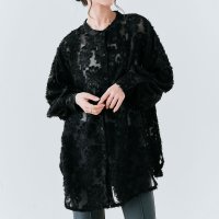 KiraKiraShop/キラキラショップ KiraKiraShop シャツ《ジャガードフリンジ長袖シアーシャツ 全4色》 ［jht0012］/506888587