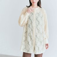 KiraKiraShop/キラキラショップ KiraKiraShop シャツ《ジャガードフリンジ長袖シアーシャツ 全4色》 ［jht0012］/506888587