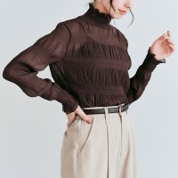 KiraKiraShop/キラキラショップ KiraKiraShop トップス《シャーリングシフォンブラウス 全5色 3サイズ》 ［jht0013］/506888588