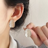 Zoe Jenko/ゾエ ジェンコ Zoe Jenko 凹凸加工デザインピアス 10360/506888608