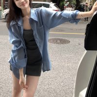 Zoe Jenko/ゾエ ジェンコ Zoe Jenko オープンカラー オーバーシャツ 10376/506888626