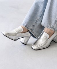 Menue/メヌエ Menue スクエアトゥ 6.5cmヒール ローファー/506888672