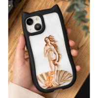 Jubilee/ジュビリー Jubilee ネコ耳xネコ柄 シリコンTPU iPhoneケース/506888711
