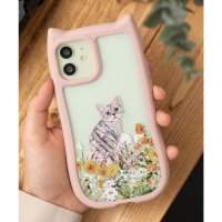 Jubilee/ジュビリー Jubilee ネコ耳xネコ柄 シリコンTPU iPhoneケース/506888711