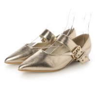 FABBY FABBY./ファビーファビー FABBY FABBY. スタッズベルトフラットパンプス/506888849