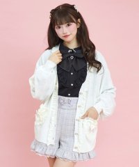 Secret Honey/シークレットハニー Secret Honey ハートポケット付レースフリルカーディガン/506888870