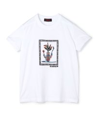 CABaN /CABaN スビンコットン アフリカンエンブロイダリーＴシャツ/506892020