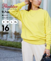 Printstar/【Printstar】プリントスター / 9.7オンス トレーナー スウェット 裏パイル 長袖 肉厚生地 カラバリ豊富で推し活にも◎ 00183/504275876