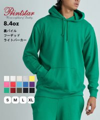 Printstar/プリントスター Printstar 8.4オンス カラバリ豊富で推し活にも◎ フーデッド パーカー 裏パイル 長袖 フーディ ユニセックス 00216/504275881