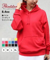 Printstar/プリントスター Printstar 8.4オンス カラバリ豊富で推し活にも◎ フーデッド パーカー 裏パイル 長袖 フーディ ユニセックス 00216/504275881