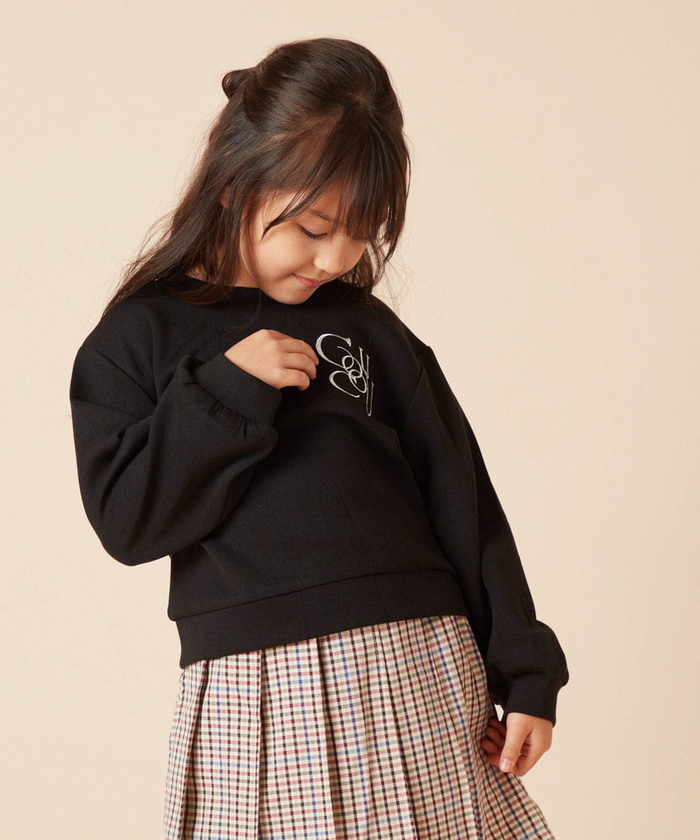 セール45%OFF】[140－150]ワンポイントロゴ刺繍トレーナー