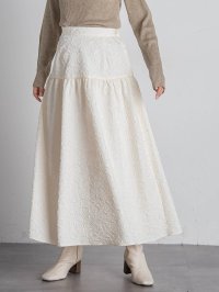 VICKY/ビッキー VICKY ふくれジャガードフレアースカート≪手洗い可能≫/506854283