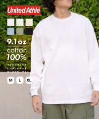 United Athle/ユナイテッドアスレ United Athle 9.1オンス ヘビーウェイト ビッグシルエット 長袖 無地 ロンT 厚手 透けない トップス 4422/506865704