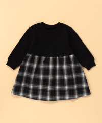 COMME CA ISM KIDS/オンブレーチェック使い ワンピース(ベビーサイズ)/506873567