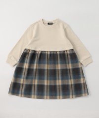COMME CA ISM KIDS/オンブレーチェック使い ワンピース/506873585