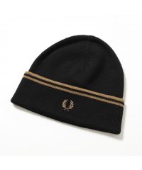 FRED PERRY/FRED PERRY ニット帽 TWIN TIPPED MERINO WOOL BEANIE C9150/506878310