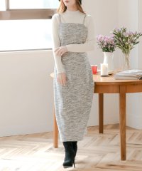 JULIA BOUTIQUE/ジュリアブティック JULIA BOUTIQUE ツイードキャミワンピース [24502 ロング丈 マキシ丈 タイト レディース ブラック 黒 ]/506886131