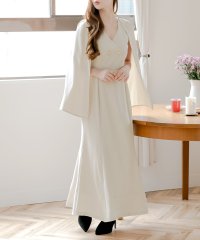 JULIA BOUTIQUE/ジュリアブティック JULIA BOUTIQUE スリットスリーブマーメイドワンピース [24509 長袖 ロング マキシ タイト 無地 Vネック レディース /506886136