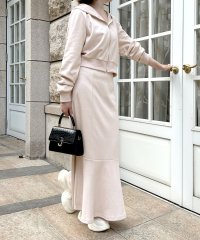 JULIA BOUTIQUE/ジュリアブティック JULIA BOUTIQUE パーカー+マーメイドスカートスウェットセットアップ [24512 長袖 ロング マキシ タイト 無地 レディー/506886138