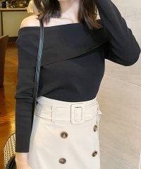 JULIA BOUTIQUE/ジュリアブティック JULIA BOUTIQUE オフショルダーニットトップス/506886221