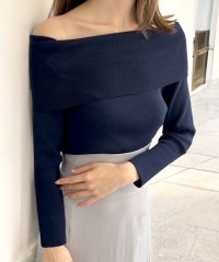 JULIA BOUTIQUE/ジュリアブティック JULIA BOUTIQUE オフショルダーニットトップス/506886221