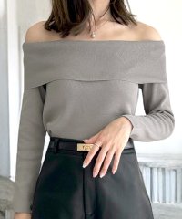 JULIA BOUTIQUE/ジュリアブティック JULIA BOUTIQUE オフショルダーニットトップス/506886221