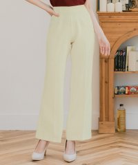 JULIA BOUTIQUE/ジュリアブティック JULIA BOUTIQUE 美脚フレアパンツ [24616 フルレングス ロング丈 ハイウエスト 無地 レディース ズボン ボトムス ブラ/506886266
