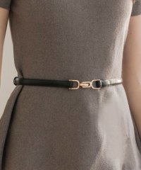 JULIA BOUTIQUE/ジュリアブティック JULIA BOUTIQUE ゴールドバックルベルト [24637 雑貨 アクセサリー レディース 服飾雑貨 ブラック 黒 ホワイト 白 ブ/506886273