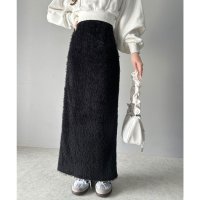 Classical Elf/クラシカルエルフ Classical Elf 【mily bilet】カジュアルと女性らしさ両方が叶う！バックスリットシャギーストレートスカート/506886909