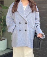JUNOAH/ジュノア JUNOAH シャギーチェスターミドルコート/506887265